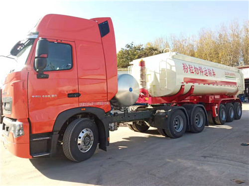 半掛車粉粒物料運(yùn)輸車